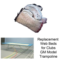 Replacement Web Beds for Club Trampolines (GM Model)